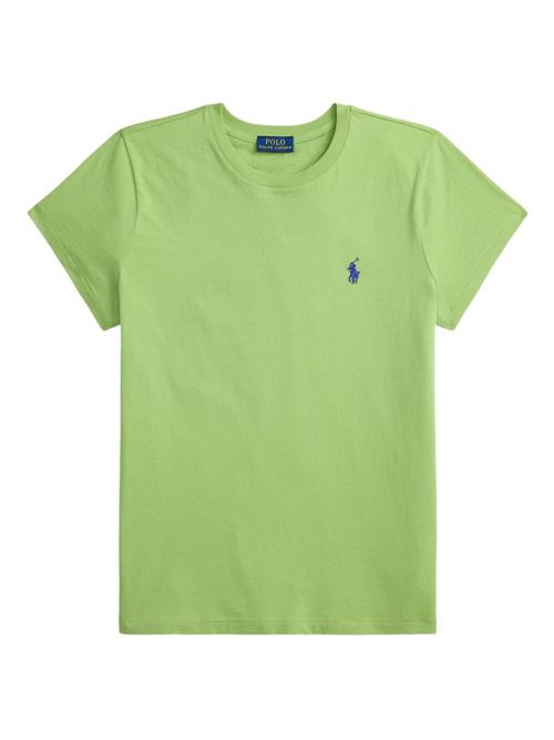 T-shirt donna maniche corte con logo POLO RALPH LAUREN | 211B14605003